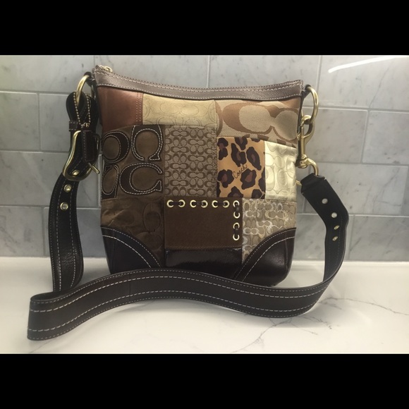 Coach Handbags - Authentic Coach Patchwork Crossbody Bag
